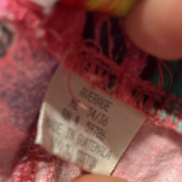 Vintage 80s 90s Hot Pink Printed Men's Shorts - Picture 6 of 7